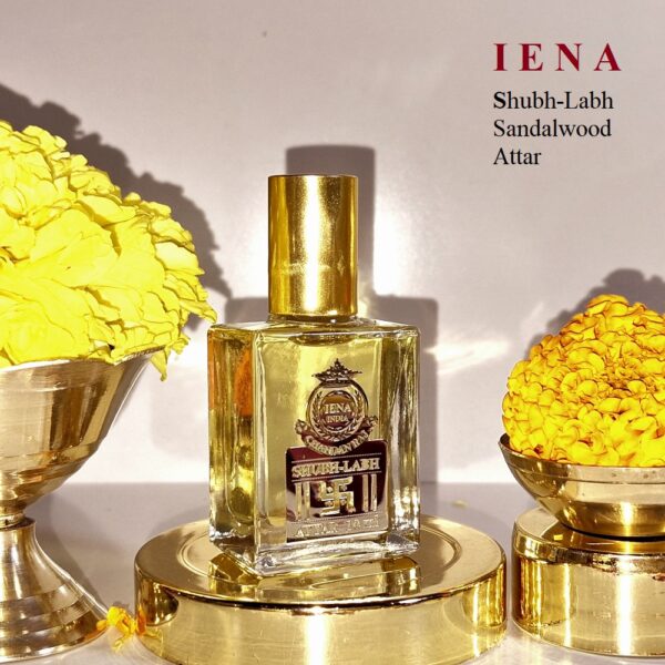 Sandalwood Oil Attar 10 ml. IENA Shubh-Labh chandan raj itar, Long-Lasting sandalwood fragrance for gift, pooja and success. | Spritual woody fragrance | Attar for Gift | Vastu Fragrance. - Image 5