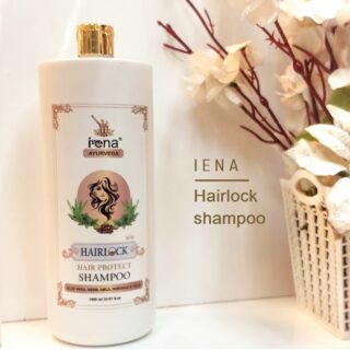 Hair fall control shampoo, IENA Hair Lock Shampoo 1000 ml. | Hair-fall | Anti-Dandruff | Tulsi, Awla, Reetha, Shikakai & Aloevera. Ayurvedic safe Shampoo