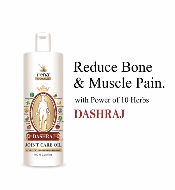 Dashraj Joint Care Oil- Pain Relive- 100 ml - Image 3