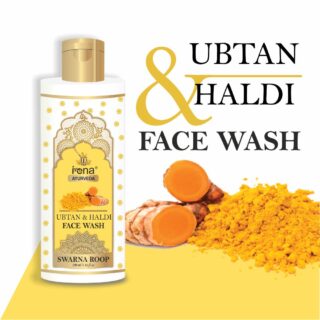 Haldi Ubtan Natural Face Wash for All Skin Types Tan Removal 100 ml with Haldi Extract. Anti-acne | Fairness | Clear Skin | Blemish Removal.